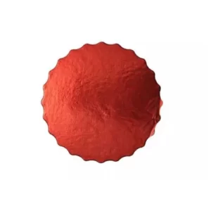 Disco Borde Ondulado Vermelho N26