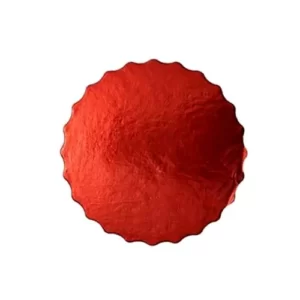 Disco Borde Ondulado Vermelho N30