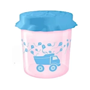 Pote Multiuso Tapa Ondulado Azul 350ml