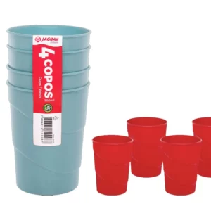 Kit  Vasos  Plasticos 350 Ml 4pcs