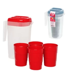Jarra 2 Litros C/4 Vasos Set
