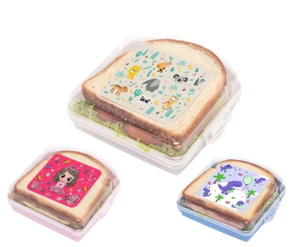 Sandwichera Ad Kids 12,7x13,2 X 4cm