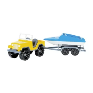 Jeep C/ Lancha 52x12x13cm