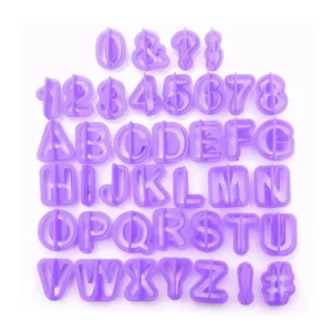 Molde Cortante Letras 40pc