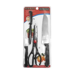 Set Cuchillo Tijera C/ Pelador De Verdur