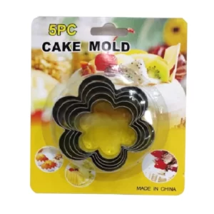 Molde  Reposteria Flor 5pc